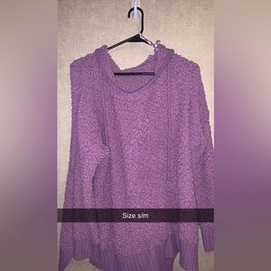 Popcorn sweater hoodie